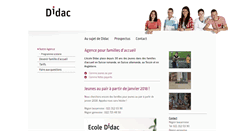 Desktop Screenshot of didac-aupair.ch