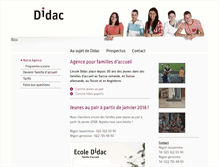 Tablet Screenshot of didac-aupair.ch